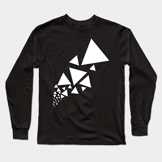 Triangle Art Long Sleeve T-Shirt by JamesBennettBeta